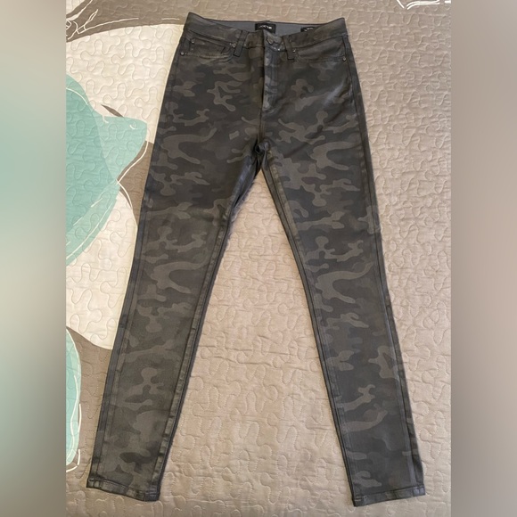 Joes camouflage high waisted coated skinny jeans size 27 - Picture 1 of 7